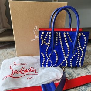 Christian louboutin paloma mini galactic queen tote !!!!RARE!!!!